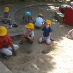 Journée activités sportives et détente avec les enfants de moyenne section